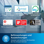 Philips Luftreiniger der Serie 1000i, Entfernt Keime, Staub und Allergene in Räumen bis zu 78 m², Schlafmodus, Grau und Schwarz (AC1715/11)