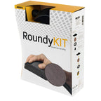 Mirka Roundy Kit Handblock mit Absaugung/Schleifklotz mit Klett inkl. 4m Absaugschlauch & 15 Stück Mirka Abranet Netzschleifscheiben Klett Ø 150mm Korn P120 P180 P240 / KIT00ROUND