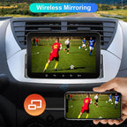 Android Autoradio 1din mit Navi 7 Zoll Bildschirm Android Auto & Wireless CarPlay Auto Radio Touch Display mit Bluetooth FM WiFi GPS SWC USB 2G+32G