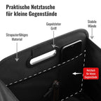 achilles Auto Kofferraum Organizer XL – Kofferraumtasche XL mit viel Stauraum – Geräumige & Pflegeleichte Faltbox – Auto Zubehör Innenraum Organizer – Stabiler Boden & Tragegriff – Schwarz