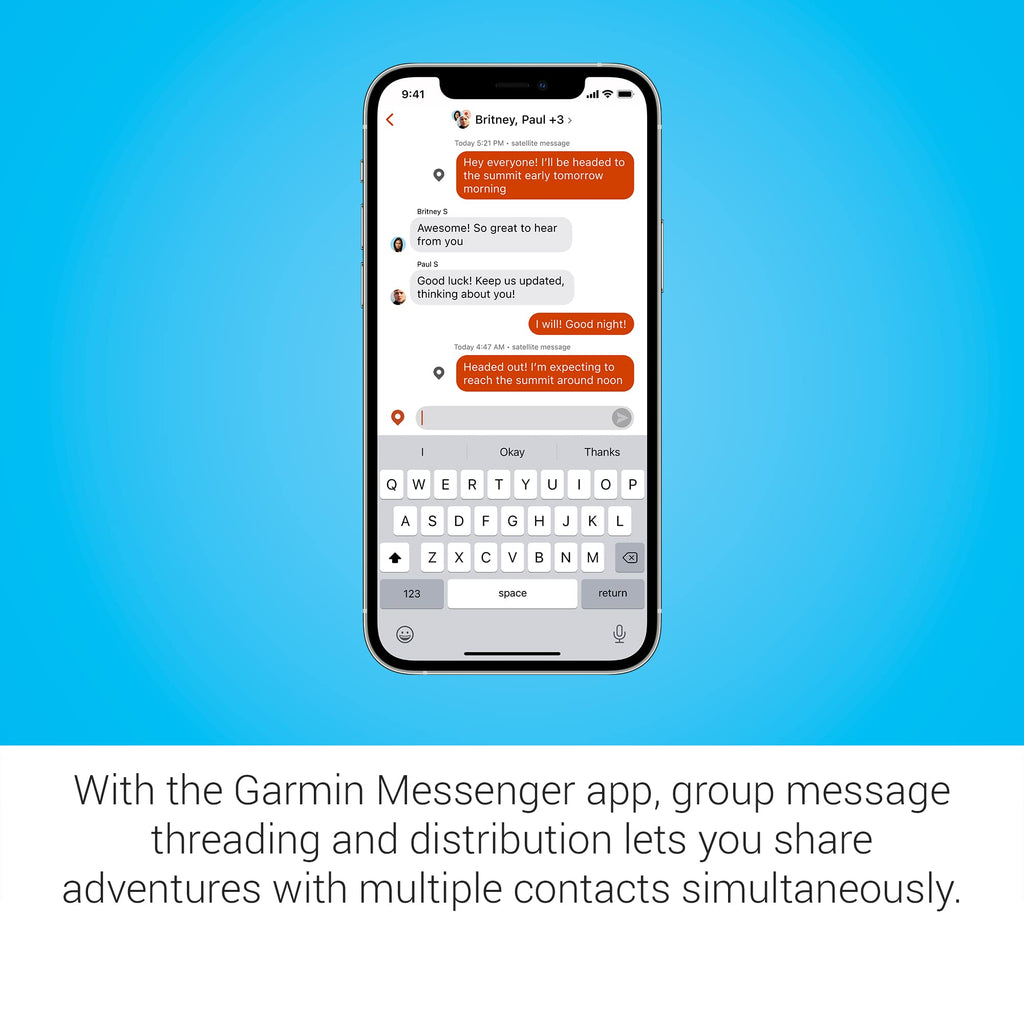 Garmin inReach® Messenger-Hand-Satellitenkommunikator, globales Zwei-Wege-Messaging