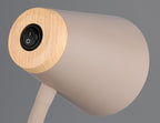 Reality Leuchten LED Klemmleuchte Pongo R25831143, Kunststoff Warm beige, Holznachbildung, inkl. 4.5 Watt LED, Flexarm