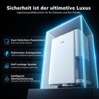 AEOCKY 20L/d, luftentfeuchter elektrisch, Raumgröße ca.160m³(40m²), Smart Luftentfeuchter mit Ablaufschlauch, Geeignet für Keller, Waschküche, Schlafzimmer, Badezimmer
