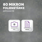 Fellowes Laminierfolien A4, 80 Mikron (2 x 80 mic), glänzend, Value Pack mit 250 Stück
