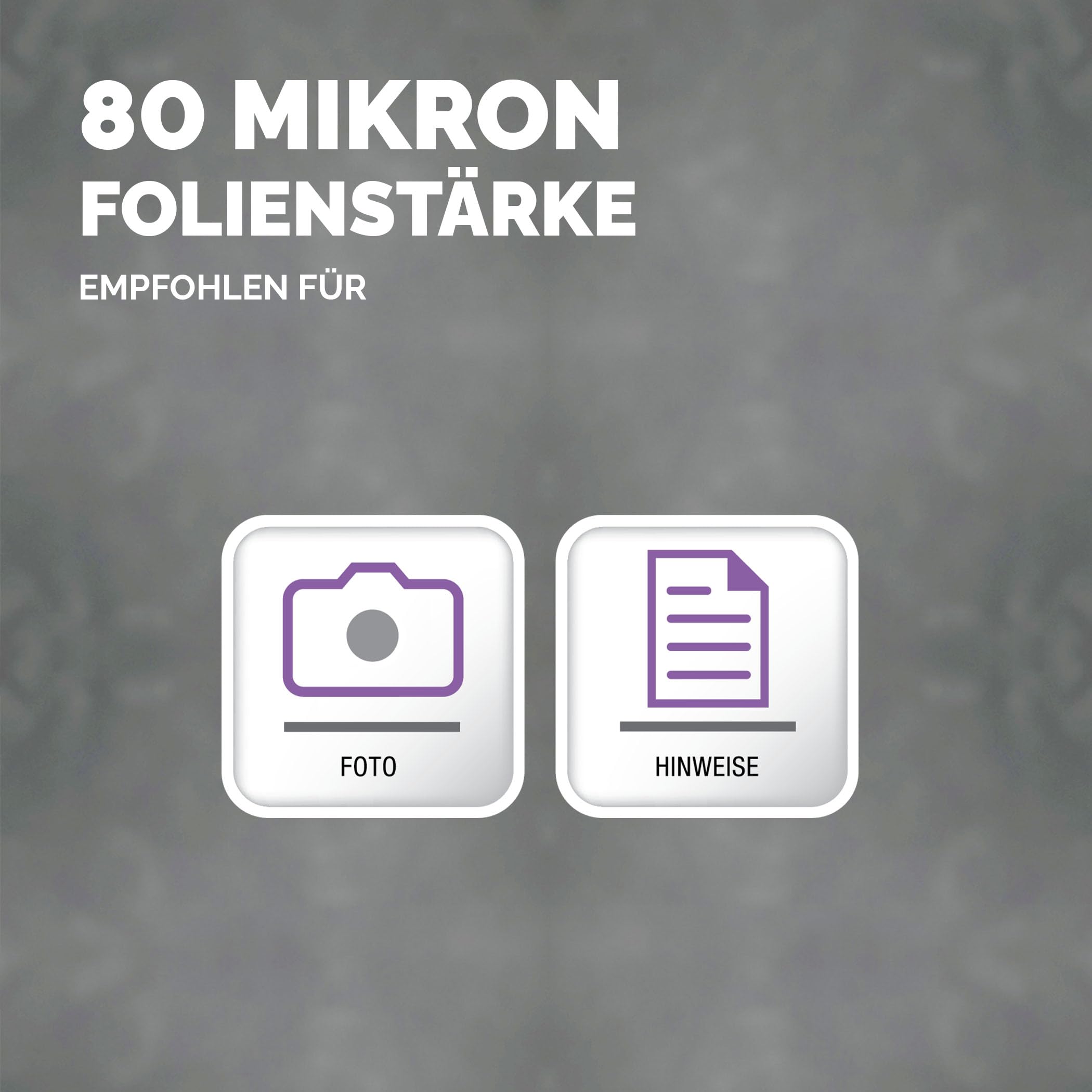 Fellowes Laminierfolien A4, 80 Mikron (2 x 80 mic), glänzend, Value Pack mit 250 Stück