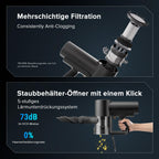 roborock F25 ACE Combo Nass Trockensauger, 5-in-1 Kabelloser Staubsauger, 20.000 Pa Absaugleistung, 90°C Hochtemperatur Selbstreinigung, für Nasse und Trockene Verschmutzungen