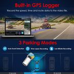 VIOFO A119 V3 Dashcam 2K 60fps mit GPS, 24 Std. Puffer Parkmodus Autokamera, Nur Frontscheibe 2560x1600P, Quad HD IMX355 5MP Sensor HDR, Ultra Nachtsicht Mini Dash Cam, 140°Weitwinkel Auto Kamera