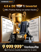 VANMASS 2026【True Militär-Klasse】Handyhalterung Auto【Stärkste Saugnapf & Lüftungsclip 】4 in 1 Handy Halterung Auto Handyhalter 360° drehbar Autohalter für iPhone 17 Pro Max/17 Air/16/15/14 Samsung S25