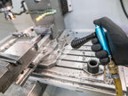HAZET Turbo Druckluftpistole 9040T-1, Verwirbelungsdüse erzeugt starken Luftimpuls, 6 Bar Betriebsdruck mit ergonomischem Handgriff, für ein schnelles Entfernen von Staub, Spänen usw.
