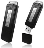 Digitales Diktiergerät, USB, Mini-Sprachaufnahme, Spion, 8 GB, kleiner Spion, USB, für Meetings, Interviews, Konferenzen, Unterricht, mit Speicher für mehrere Stunden Aufnahmezeit ST-1