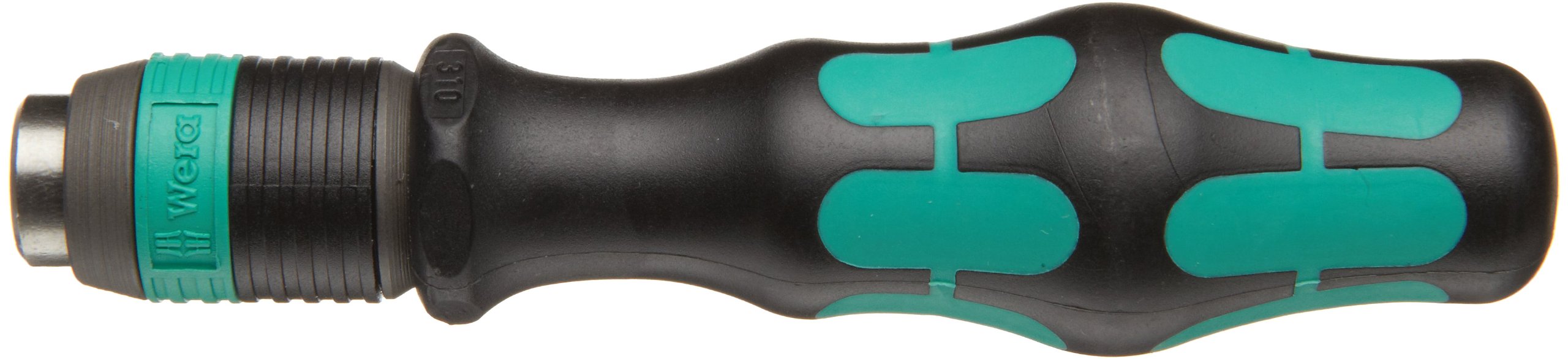 Wera Kraftform 813 R Hexagon Bitholding Screwdriver, Rapidator Quick-Release Chuck, 1/4" Head, 90mm Blade Length