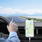 Blukar Handyhalterung Auto, Handyhalter für Autos Lüftung mit Upgraded Stabilere Version & EIN-Knopf-Release, 360° Drehbar KFZ Autohalterung für iPhone, Galaxy und Andere Android Smartphone
