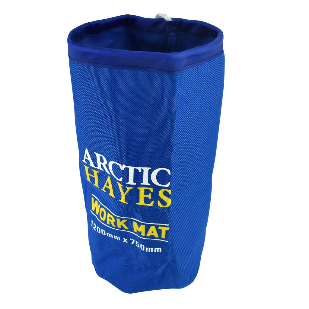 Arctic Hayes WM1 Klempnerarbeitsmatte, rutschfest, wasserdicht und chemikalienbeständig, Bodenschutzmatte (1.200 x 750 mm), geeignet für Innen- und Außenbereich, Blau