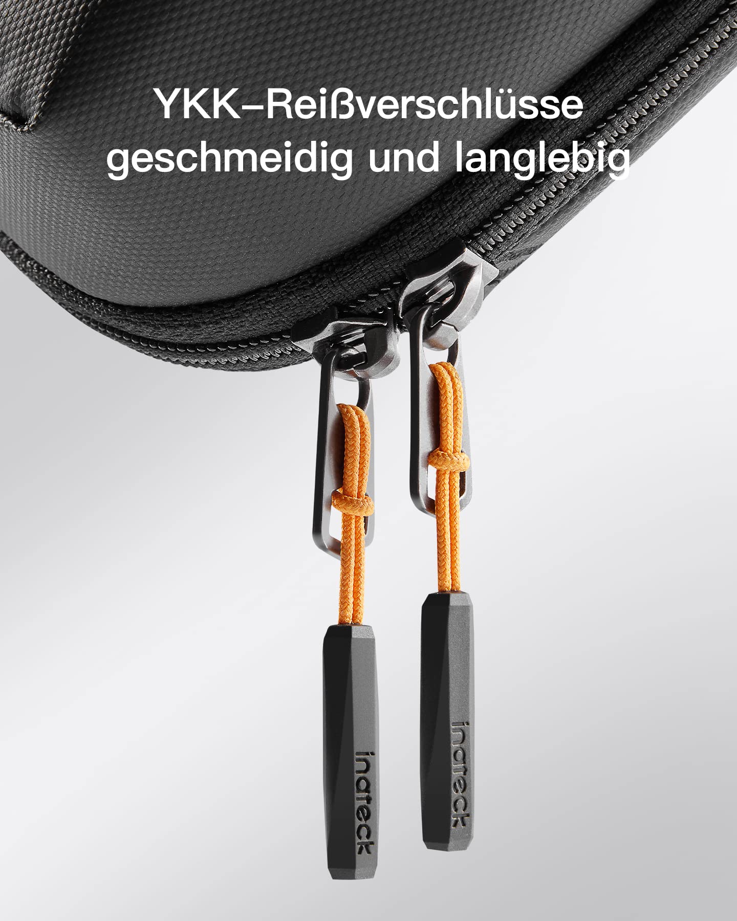 Inateck Elektronik Case, Spritzwassergeschützte Zubehörtasche, USB Kabel Gadget Organizer Tasche, Reisefreundlich