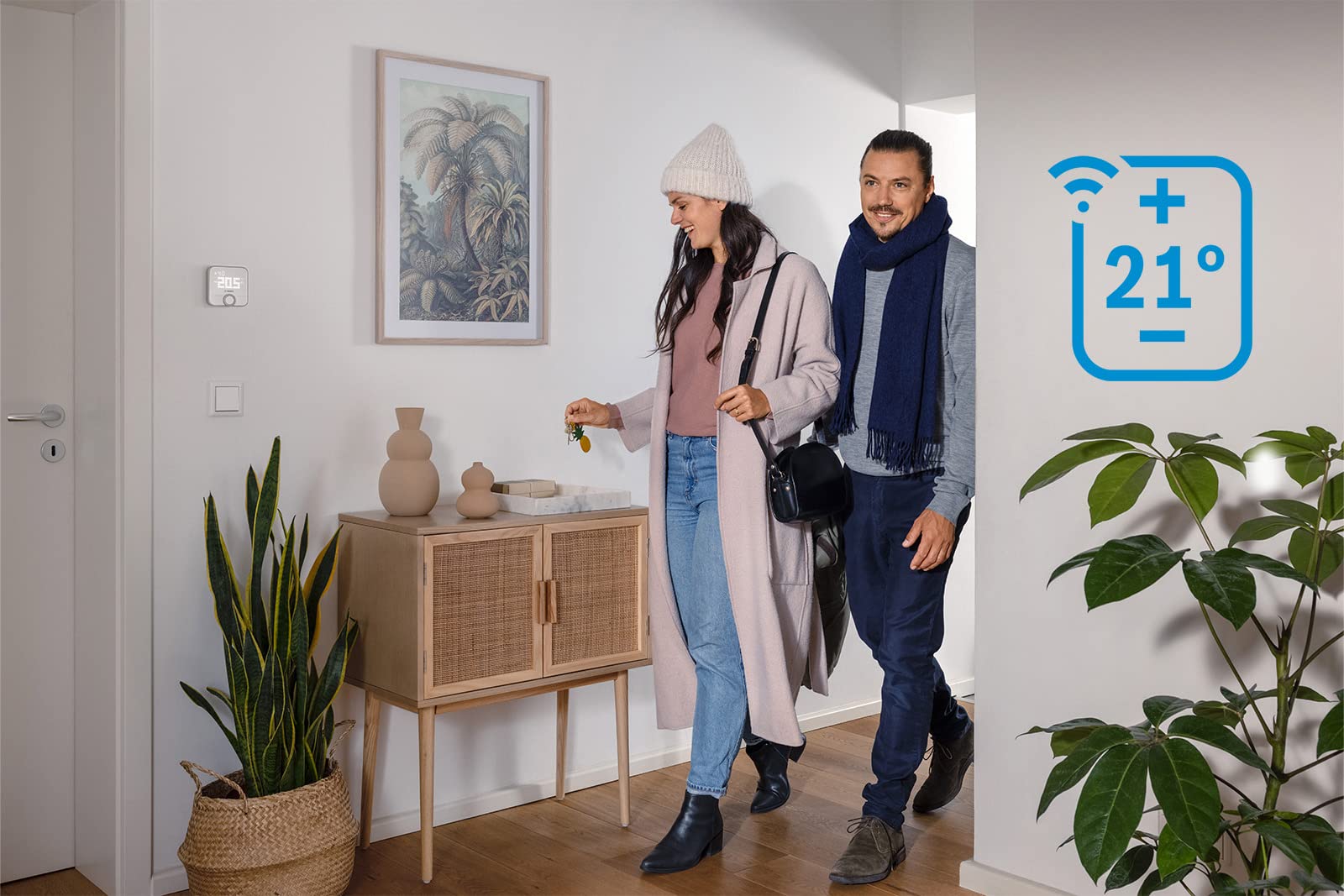 Bosch Smart Home Raumthermostat II für kabelgebundener Heizsysteme, 230 V, kompatibel mit Google Assistant und Alexa