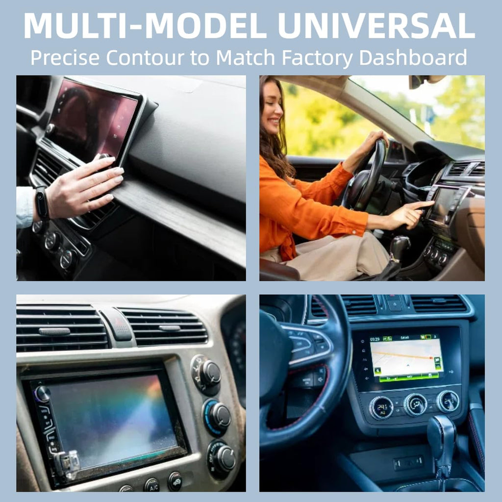 Universal Einbauschacht,Autoradio Doppel DIN Schacht Radio,Doppeldin Montage Rahmen Halterung,Universal Auto Radio Montage Rahmen,Kompatibel für VW Golf Polo Audi Ford Mercedes Peugeot