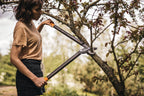 Fiskars PowerGear II Bypass-Getriebeastschere für frisches Holz, Antihaftbeschichtet, Gehärteter Präzisionsstahl, Länge: 70 cm, Schwarz/Orange, L78, 1000584