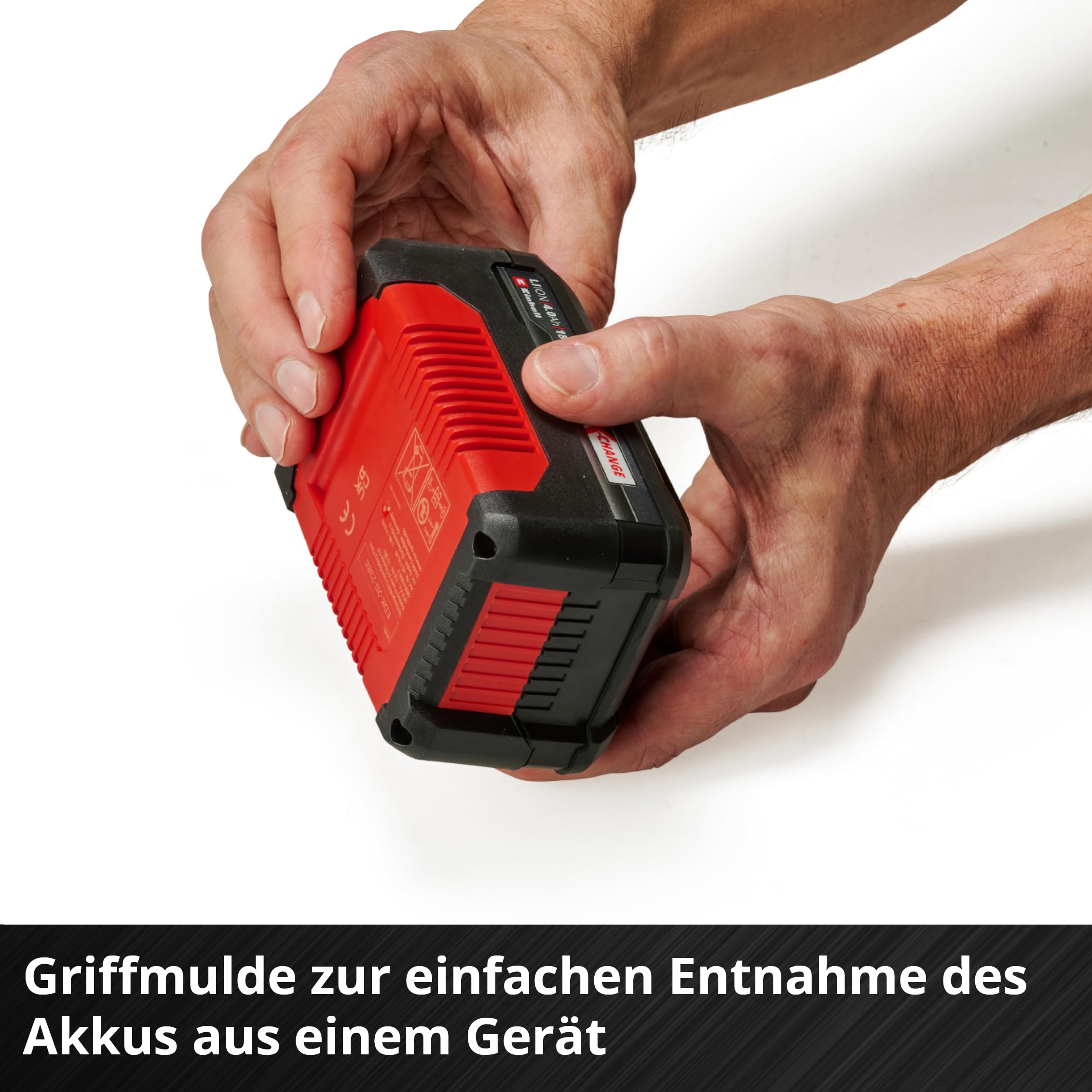 Original Einhell Volks.Akku PXC-Twinpack 4,0 Ah Power X-Change (Li-Ion, 18 V, 2X 4,0 Ah, für alle PXC-Geräte geeignet, proaktives Batteriemanagement, situativ angepasste Ladezyklen)