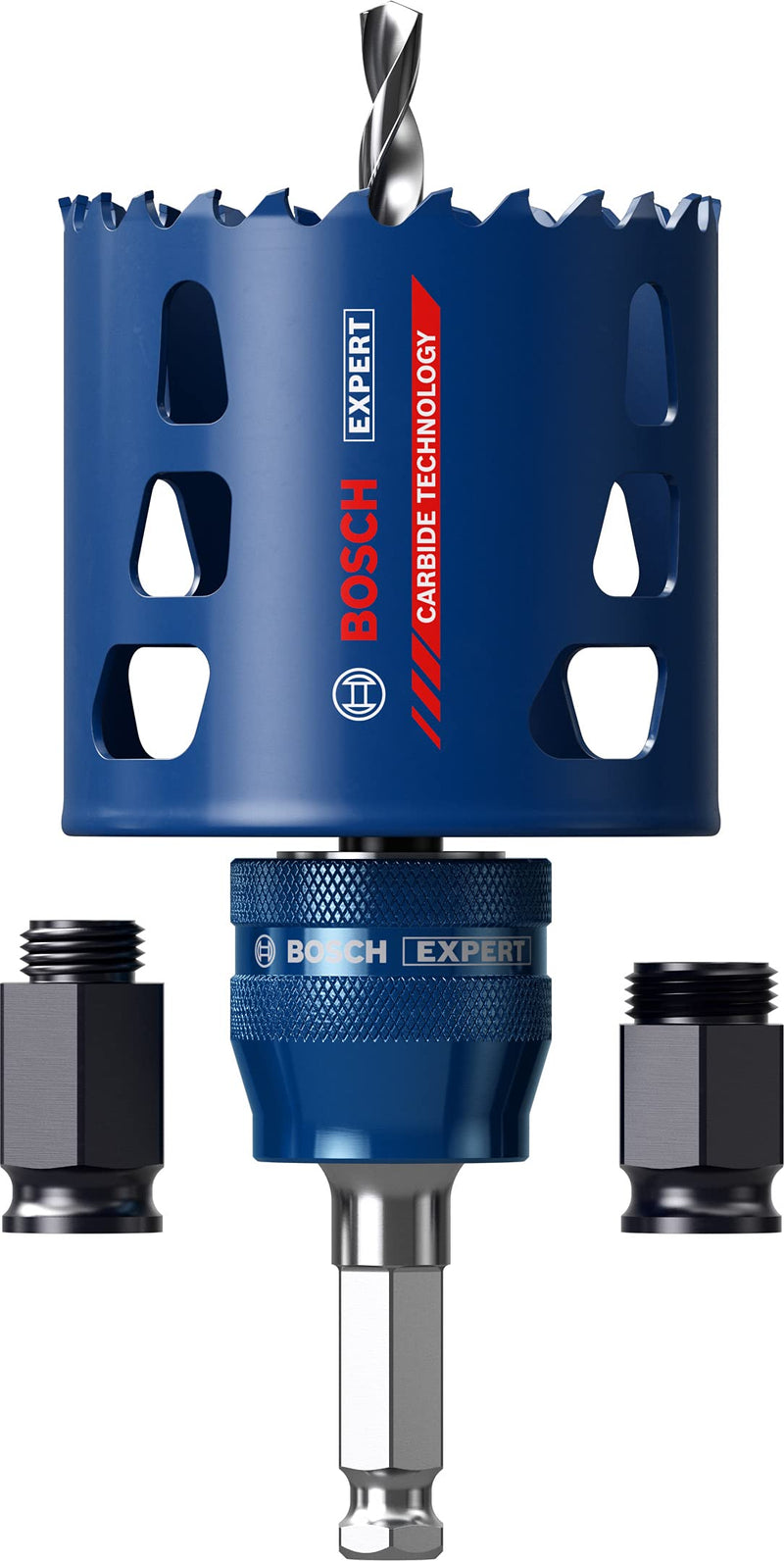 Bosch 1x EXPERT Tough Material Lochsäge Starter Set (für Holz mit Metall, Ziegelstein, Ø 68 mm, Professional Zubehör Schlagbohrer/Schrauber, Schraubendreher)