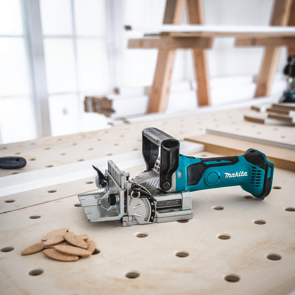 Makita DPJ180Z Akku-Nutfräse 18 V (ohne Akku, ohne Ladegerät)