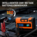 JDMCAR Starthilfe Powerbank Hochleistungs 6000A Mit LCDDisplay FürAutobatterie PkwBooster