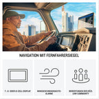 Garmin dēzl LGV820 MT-S - smartes LKW-Navigationsgerät mit 8" (20,3cm) Farbdisplay, vorinstallierten EU Karten (34 Länder), Fahrzeugspezifische Routenführung, Wetterwarnungen, beliebte LKW Strecken