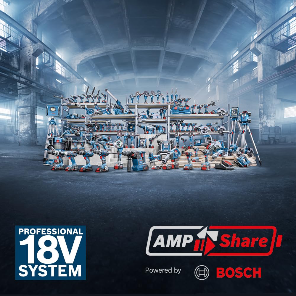 Bosch Professional 18V System Akku Hobel GHO 18V-26 (bürstenloser Motor, inkl. Staubbeutel, Parallelanschlag, 1x Wood Razor Wendemesser, ohne Akku/ Ladegerät)