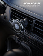 Lamicall Handyhalterung Auto für MagSafe Autohalterung - [2026 HD-Glas-Platte] Stark Magnetische Handyhalter Auto Lüftung, KFZ Handy Halterung Magnet für iPhone 17 16 15 14 13 Pro Max, Alle Smartphone