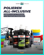 Poliermaschinen Set: chemicalworkz DA9 Pro Exzenter Poliermaschine + Sonax Politur Set + Royal Pads Premium Polierpads + Dr. Wack Versiegelung für Lack + Zubehör | 20-teilig