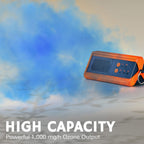 Airthereal PA1K-GO tragbarer Ozongenerator - schnurloser, batteriebetriebener Geruchsbeseitiger für Auto, Hotelzimmer, Büros, Badezimmer sowie andere, kleine Räume (blau-orange)