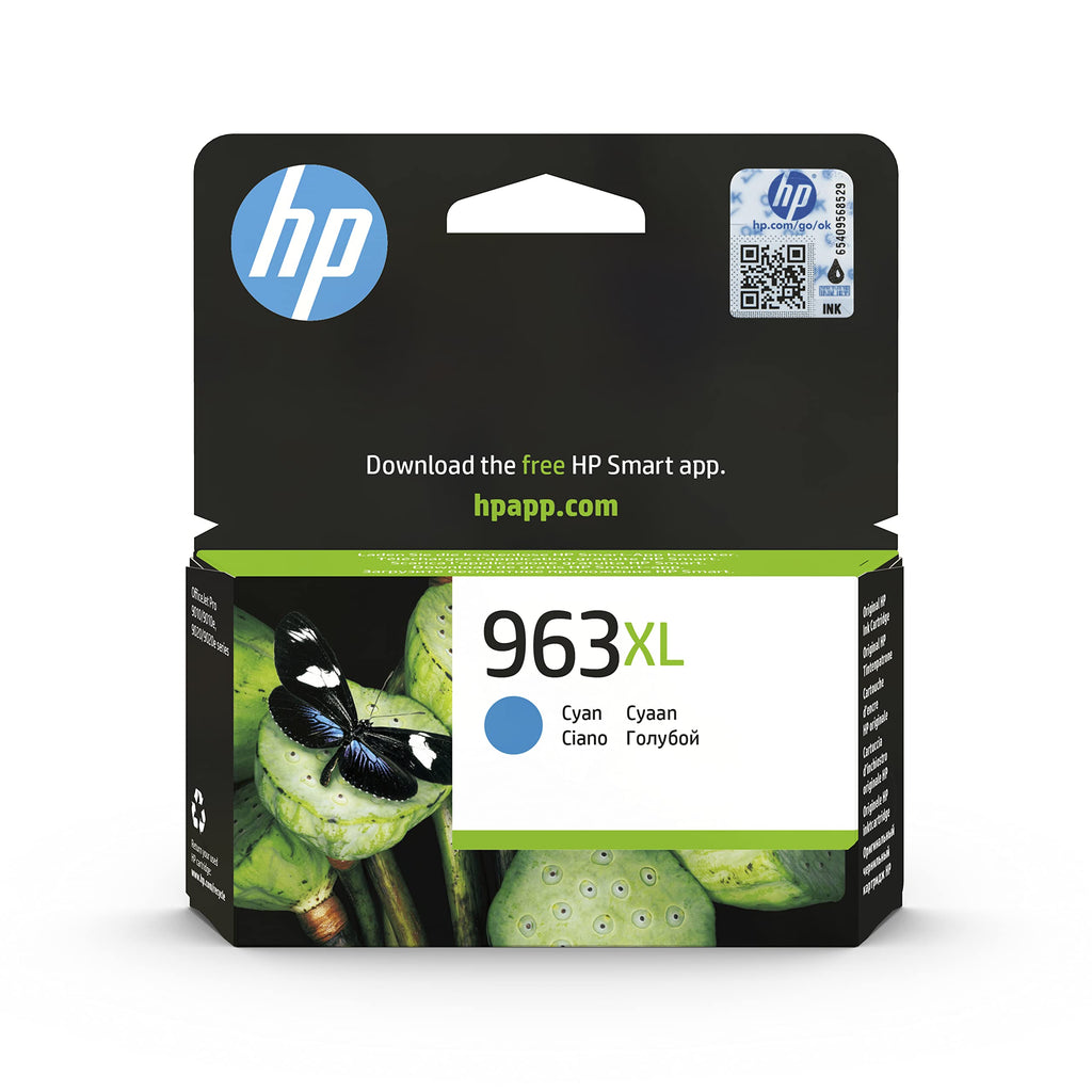Hewlett Packard 3Ja27Ae#Bgx passend für Oj Pro 9010 Tinte Cyan HP963XL 1600 Seiten