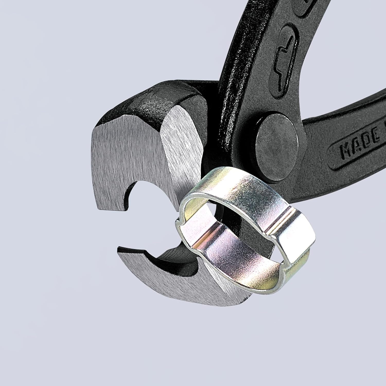 KNIPEX Ohrklemmenzange auf SB-Karte mit Kunststoff überzogen 220 mm, 10 99 I220 SB