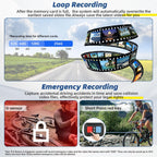 VSYSTO 1080P Tragbare Helmkamera 150° Weitwinkelobjektiv für Motorradhelm 6-lagige Glaslinse Metall Wasserdicht WiFi Nachtsicht DVR Bewegungsrecorder Schleifenaufzeichnung