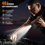 AsperX Starthilfe Powerbank 3000A 12V(Bis Zu 10,0L Benzin oder 8,0L Diesel) Auto Starthilfe mit Starthilfekabel,LED Taschenlampe,IP64 Wasserdicht,Jump Starter für PKW LKW UTV Van Motorrad
