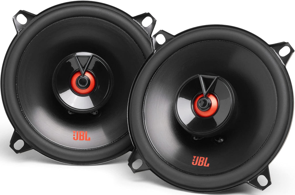 JBL Club 522F 2-Wege Auto Lautsprecher Set von Harman Kardon - 135 Watt Pro KFZ Autolautsprecher Boxen 13 cm, Black