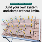 MicroJig MatchFit Dovetail Clamps – Zwingen für 14° Schwalbenschwanz-Nuten | Spannweite 130 mm, 269 kg Spannkraft, Werkbank-Zubehör