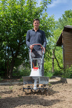 IKRA Elektro Bodenhacke Kultivator FEM1500, flexible Arbeitsbreite 17-45cm, Arbeitstiefe bis 23cm