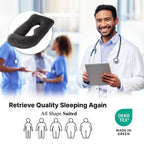 ALLOPERA Pregnancy Pillow, Full Body 57 Inch Maternity Pillow with Removable Washable Cover - Sleep Support for Legs, Back, Neck, Shoulder, HIPS, Belly for Pregnent Women, Velvet Cover (Black)