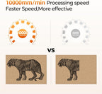 ACMER S1 6W Laser graviermaschine Anfänger, Tragbarer Laserschneider & Gravurgerät für DIY Holz, Metall, Acryl, Leder,130x130mm Gravurbereich, Laserklasse 4,Ideal für Kleinunternehmen