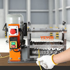VEVOR Kabelabisoliermaschine Elektrisch 1,5-32mm Kabelschälmaschine 750W Abisoliermaschine 30m pro Minute Geschwindigkeit Abisolierzange 65-Mn-Federstahl Klinge Ideal zum Abisolieren von Kupferdraht