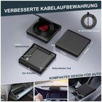 CD Player für Auto mit USB-Anschluss - Homlab Universal CD Laufwerk für Auto PKW LKW mit 1M USB-Verlängerungskabel, Externes CD Laufwerk für Laptop, PC, Fernseher, kompatibel mit Android Autoradio