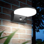 Maclean MCE344 LED Wandleuchte mit PIR Bewegungssensor und Dämmerungssensor, 15W 1560lm Wandlampe IP65 Wasserdicht Außenlampe 4000K Neutralweiß, für Außen- und Innenbereich (Grau)