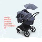 Bugaboo Fox Cub Kinderwagen für jedes Gelände, leichter und stabiler Kinderwagen, strapazierfähiges Design und extragroßes Sonnendach, einteilig und selbststehend faltbar, Schwarz