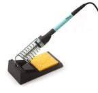 Weller WE 1010 (T0053298390) Bildungs-Kit 70 W/230 V Digital 1-Kanal-Lötstation mit 2 Lötspitzen, Seitenschneider und Lotdraht, Temperaturbereich 100°C – 450°C, Blau