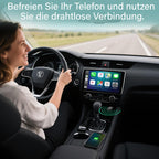 Tadcov Mini Carplay Wireless Adapter für iPhone & Apple, Auto Connect, Verwandelt Kabel in Wireless, Plug-and-Play, kompakter USB-Dongle für Autos mit Apple CarPlay (iOS 10+, ab 2015), 1 Pcs