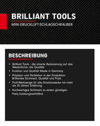 KS TOOLS 1/2" Mini-Druckluft-Schlagschrauber, 1.240 Nm