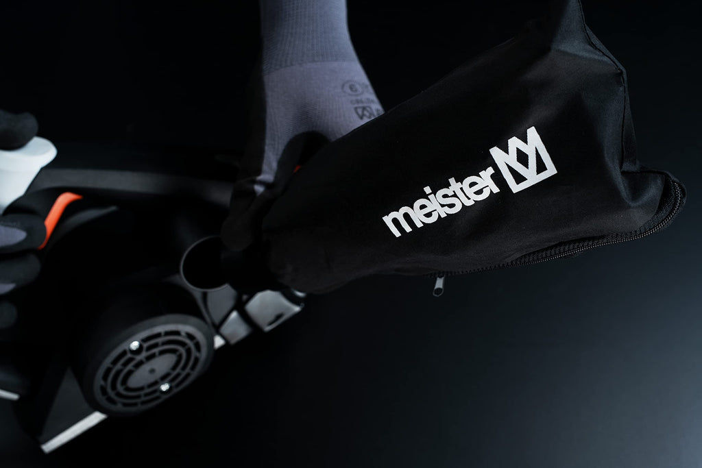 Meister Elektrohobel MEH 900-2, 900 W - Hobelbreite 82 mm - Spantiefe 3 mm - Falztiefe 15,5 mm - Mit Seiten- & Falztiefenanschlag - Staubfangbeutel / Hobelmaschine / 5460150 , Schwarz