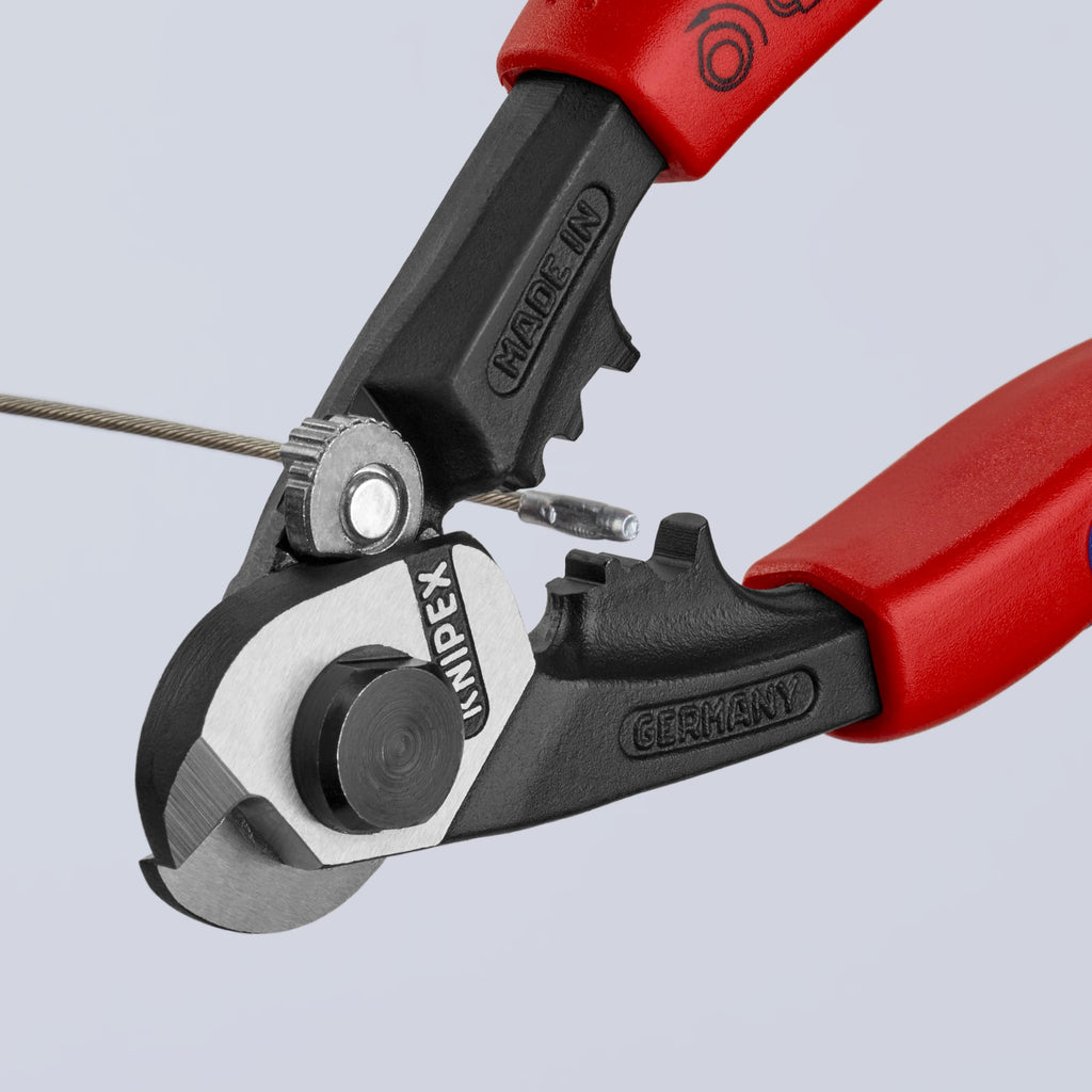Knipex 95 62 190 SBA Komfort Grip Drahtseilschere,
