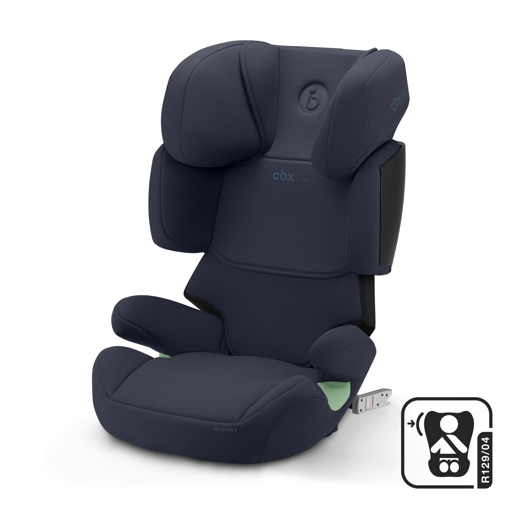 CBX by CYBEX Kinder-Autositz Solution X i-Fix, Für Autos mit und ohne ISOFIX, Ab ca. 3 bis 12 Jahre (100 - 150 cm), Ab ca. 15 bis 50 kg, Blau