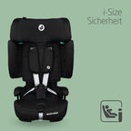 Maxi-Cosi Nomad XL Plus, Mitwachsender Kindersitz 9-36kg, 15 Monate - 12 Jahre, 76-150cm, Klappbarer Kinderautositz, Ultrakompakt & Leicht, G-CELL Seitenaufprallschutz, Reisetasche, Authentic Black